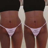 Girls Sexy Panties Letter Print - "Jesus is watching"