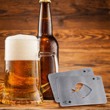 Stainless Steel Bottle Opener Poker Card -  Ace of Spades