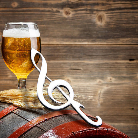 Stainless Steel Music Note Bottle Opener Beer Opener